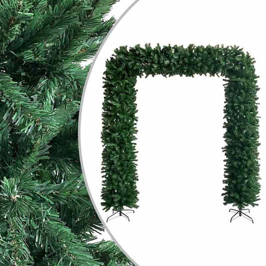 240cm Long Green Garland - Heavy-Duty Garland for Fireplace, Stair Railings, Door & Window Decor - No Electricity Needed, Easy Hang with Hooks - Indoor/Outdoor Christmas Decoration - Real or Artificial Foliage - Fireplace Man