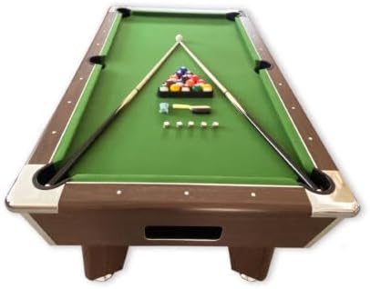 Billiard table 7FT green with manual coin - Competition - QUORE
