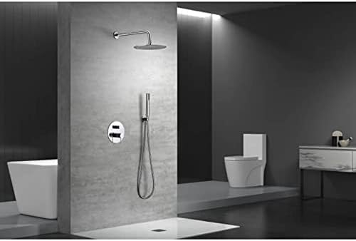 Douche Set – Douchekop – Mengkraan – Handdouche – Regendouche – 2-Weg Bediening – Verchroomd Metaal