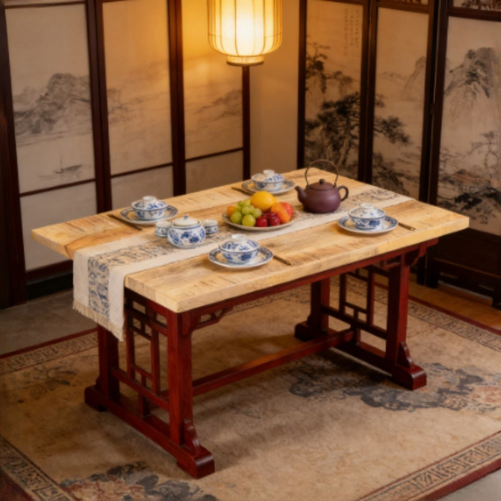 Tabletop 25-27mm 90x60cm Solid Mango Wood Wooden Tabletop Premium Wooden Tabletop Dining Table Top Suitable for Dining Rooms and Living Room Furniture Removable Indispensable for Dining Rooms Indispensable for Living Rooms Su