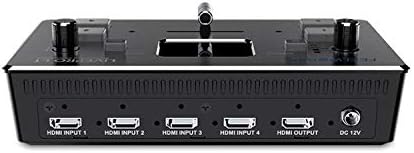 FEELWORLD L1 Plus Multi Camera Video More with PTZ Controller Chroma-Key 4 HDMI Inputs USB3.0 Output Format 2 inch Touch Screen Real Time Production Live - QUORE