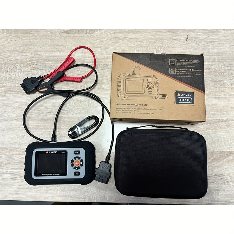 Autodiagnoseapparaat – OBD2 Scanner – Voertuigfoutlezer – Diagnosescanner – Auto Diagnosetool – 2,4 Inch Display – Bidirectionele Bediening – 15+ Resetfuncties