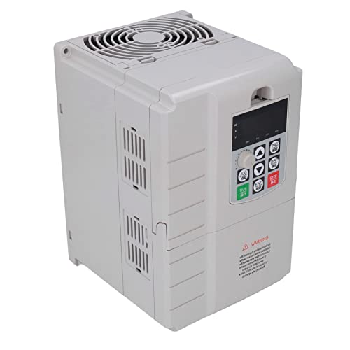 Frequentieomvormer 7.5KW, Motorsnelheidsregelaar Motoromvormeromvormer Motorsnelheidsregelaar Eenfase 220V-ingang 3-fase 380V-uitgang