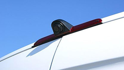 Dolfijn Automotive Achterste Hoge Niveau Remlicht Omkeercamera voor Mercedes Benz Sprinter 2007-2018 & VW Crafter Van 2007-2015, Camera & 4.3" Mirror Monitor