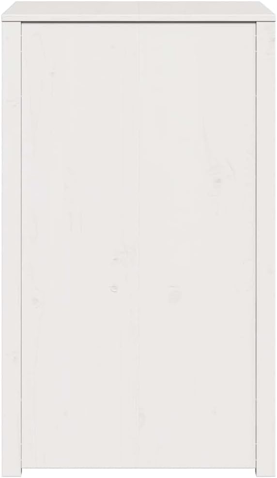 vidaXL Outdoor Kitchen Cabinet White 55x55x92 cm Solid Wood Pine - QUORE