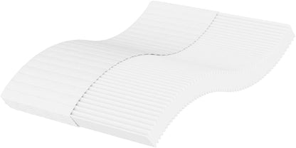 Schuimmatras – Matras – Logeermatras – Bedmatras – Eenpersoonsmatras – Tweezijdige Hardheid H2 & H3 – Ademend Gebreide Hoes – 140 x 200 x 17 cm – 22D PU-Schuim Vulling
