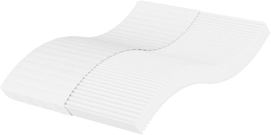 Schuimmatras – Matras – Logeermatras – Bedmatras – Eenpersoonsmatras – Tweezijdige Hardheid H2 & H3 – Ademend Gebreide Hoes – 140 x 200 x 17 cm – 22D PU-Schuim Vulling