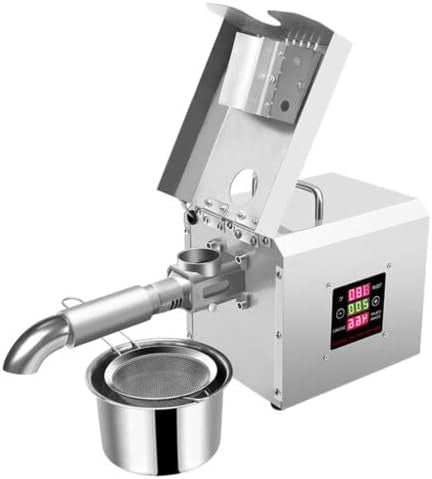 Stainless Steel Oil Press for Oil Extraction, Automatic Oil Press for Most Oil Plants, 220V, 750W - QUORE