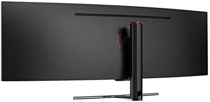 LC-Power LC-M49-DFHD-144-C-Q Ultrawide Gaming-Monitor, gebogen, 49 inch (1500R, QLED-VA, 144Hz, DFHD 3840 x 1080, AMD FreeSync™ Premium, HDR 400, levendige kleuren)