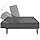vidaXL Sofa bed 2 seater fabric light grey, sleeping sofa, sofa bed, adjustable sofa bed, sofa bed, folding sofa bed, folding sofa bed