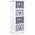 vidaXL Side cabinet 35x30x90cm paulownia wood