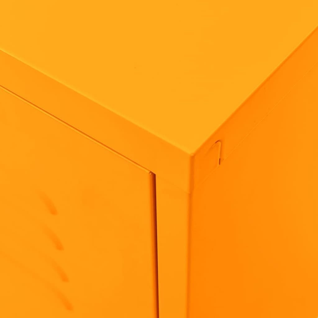 vidaXL TV cabinet 105x35x50cm steel mustard yellow, furniture set for TV
