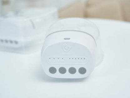 Bellababy Draagbare elektrische borstkolf, borstpomp met lcd-touchscreen, 4 oplaadbare modi en 6 standen, 24 mm flens