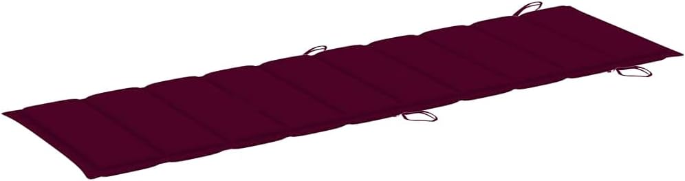 vidaXL Sunbeds 2 pcs with cushions solid acacia wood - QUORE