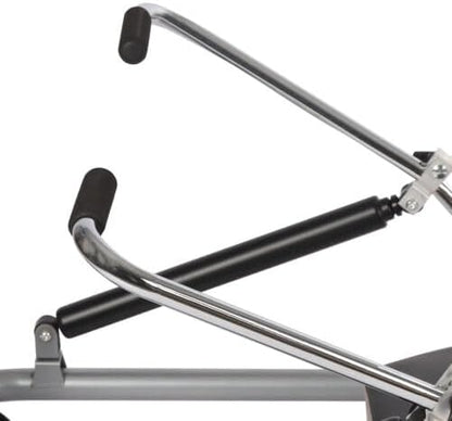 Home Rowing Machine, Hydraulic Fitness Rowing Machine, Resistance 15-55 kg, Adjustable Load Capacity 120 kg, Training Device with LCD Display for Full Body Training - QUORE