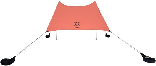 Neso Tents Grande-strandtent, 2,1 m (7 ft) lang, 2,7 m (9 ft) x 2,7 m (9 ft), versterkte hoeken en koelvak