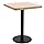vidaXL Bistro Table Patio Table Balcony Table Bistro Table Bistro Furniture Cafe Table Bistro Tables Bistro Table Furniture MDF Light Brown - QUORE
