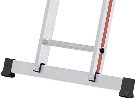 Hymer 414312 Multifunctionele ladder met werkplatform 4143 (4x3 sporten, holm 60 mm, aluminium ladder, vouwladder, ladder 3,47 m)