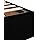 vidaXL Bed frame ottoman without mattress black 140 x 190 cm made of fabric - QUORE