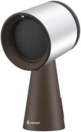 Draagbare afzuigkap – Tafelafzuigkap – Keukenafzuigkap – Dampkap – Keukenventilator – Bruin – 3 snelheden – 120 m³/h zuigvermogen