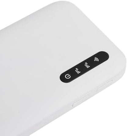5G WiFi 6e hotspot router met simkaartsleuf, 6 apparaten high-speed poort, 6100mAh draagbare wifi hotspot voor telefoon, tablet, intieme reizen