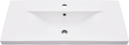 vidaXL Basin frame with washbasin iron black - QUORE