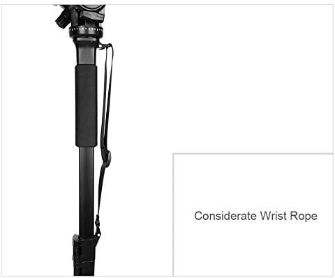 Monopod – Eenbenig Statief – Camerastatief – Fotostatief – Videostatief – Draaibare Basis – Tot 3 Kg Draagvermogen