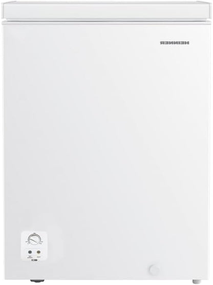 HCF-HS142E++ Freestanding Freezer with 142 L Content, Energy Class E For Efficient Use, Quick Freezer Function For Optimal Freshness, Integrated Handle, Modern White Design, 5 Year Warranty. - QUORE
