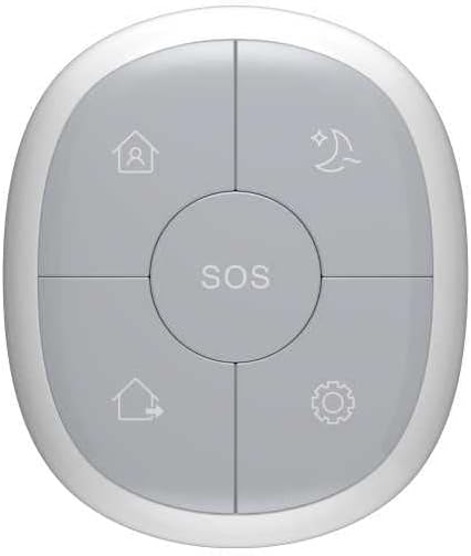 Lifebox, Alarminstallatie voor huis, draadloos, 3-in-1, detectie van aanwezigheid en opening, XXL, veiligheidssysteem, wit