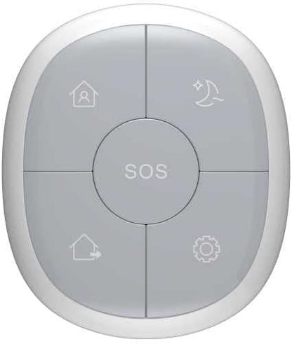 Lifebox, Alarminstallatie voor huis, draadloos, 3-in-1, detectie van aanwezigheid en opening, XXL, veiligheidssysteem, wit