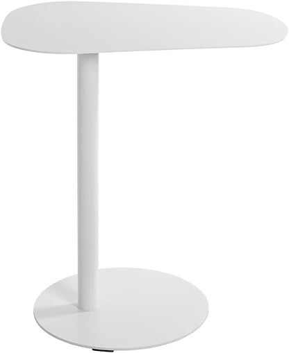 HAKU Bijzettafel wit, metaal - Maat: B 53 cm x H 60 cm x D 38 cm, Stijl: Modern