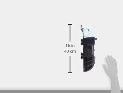 Aquariumfilter – Aquarium filter, Binnenfilter, Waterfilter, Filter voor aquarium – Geschikt voor zoet- en zoutwater – Helpt het water schoon en in balans te houden