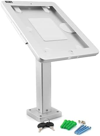 System-S Messe muurbeugel POS presentatie display houderarm muurbeugel met gebogen arm anti-diefstal afsluitbare houder voor iPad Air iPad 2 3 4