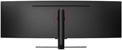 LC-Power LC-M49-DFHD-144-C-Q Ultrawide Gaming-Monitor, gebogen, 49 inch (1500R, QLED-VA, 144Hz, DFHD 3840 x 1080, AMD FreeSync™ Premium, HDR 400, levendige kleuren)