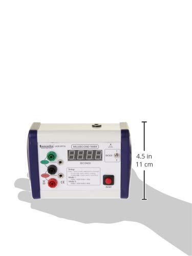 Eenvoudige Digitale Timer – Tijdmeter – Stopwatch – Stophorloge – Tijdklok – Helder 4-Cijferig LED-Display – Start- En Stopingangen Voor Externe Bediening
