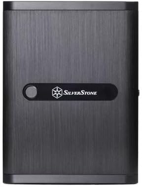 SilverStone 71062 SST-DS380 - Case Storage Mini-ITX computerbehuizing met voordeur, 8x 3,5" HDD hot-swap sleuven, zwart