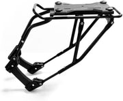 Fietsbagagedrager - Fietsmanddrager - Bagagedragerplaat - Bagagedrager - Bagagedragermontage - met Snelspanner - Geschikt voor de Meeste Fietsen - Verstelbaar - Snelle Montage - Gelegeerd Staal - 35 x 12 x 40 cm - Zwart