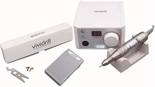 Micro motor draaibank manicure en pedicure 35.000 tpm – Nagelfrees – Elektrische nagelfrees – Manicure apparaat – Pedicure apparaat – Met voetpedaal – Links- en rechtsdraaiend