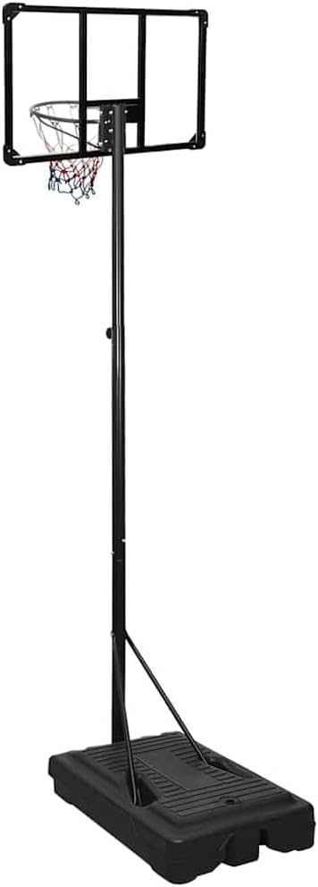 Basketbalstandaard – Basketbalpaal – Basketbalring – Basketbalset – Basketbaldoel – Verstelbare Hoogte 235-305 cm – Weerbestendig Polycarbonaat & Stalen Ring