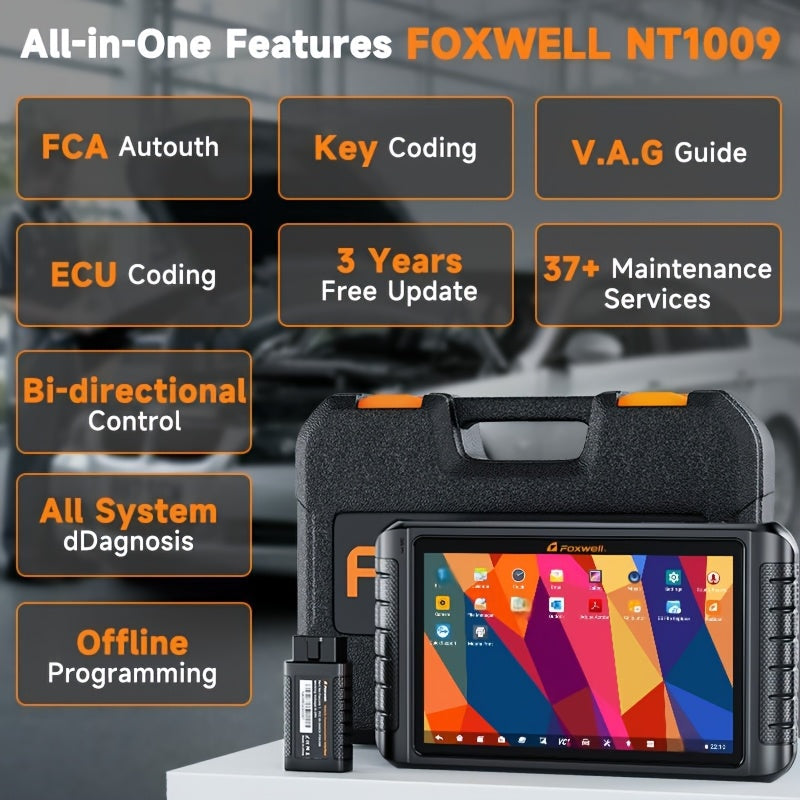 OBD2 Diagnoseapparaat – Autoscanner – Auto Diagnosetool – Foutcode Lezer – Auto Scanner – Draadloos Met USB Stroomvoorziening – 35+ Resetfuncties & Gratis Updates