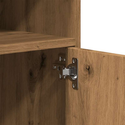 rolkast houten – rollende kast – opbergkast – verrijdbare kast – houten kast – handgemaakt eikenhout – 60x48x81 cm – duurzaam massief hout