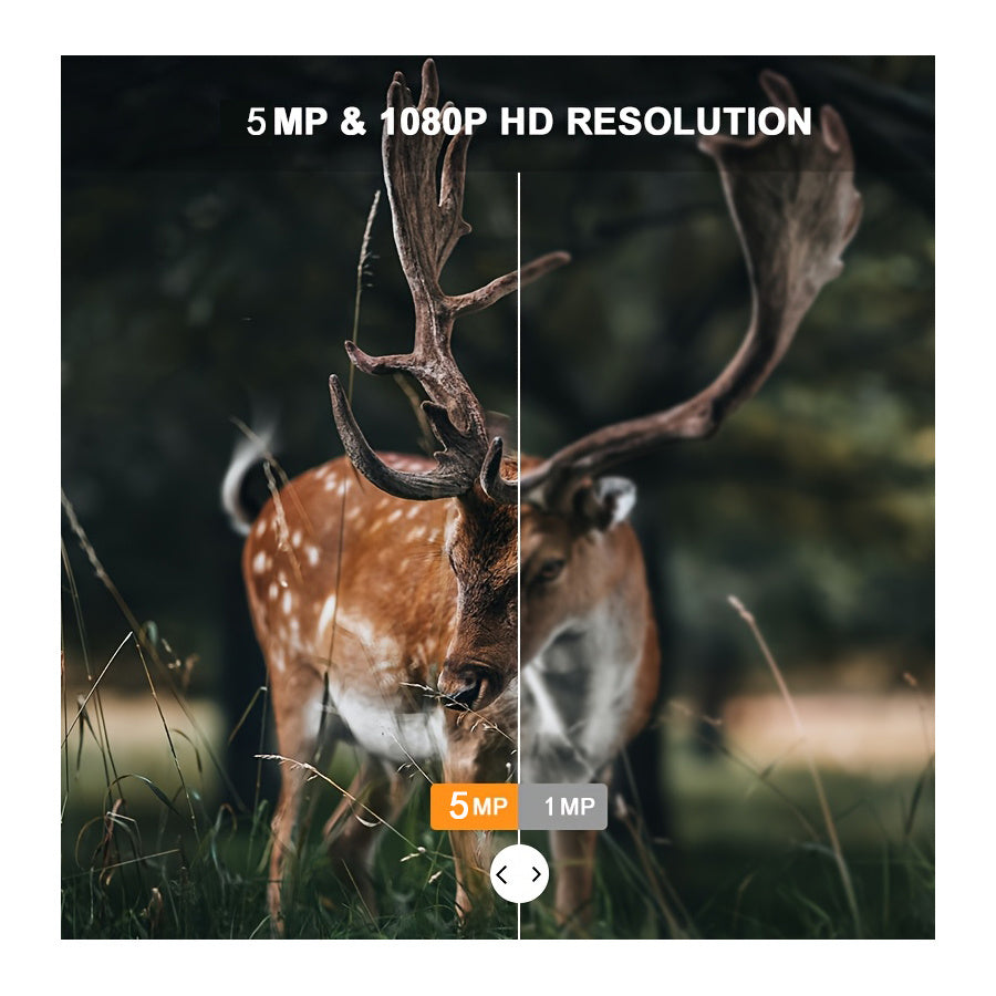 4G Wildcamera – Zonne Wildcamera – Buitenbeveiliging – Natuurcamera – 2.7K Video – Nachtzicht – Bewegingssensor - set van 3 Stuks