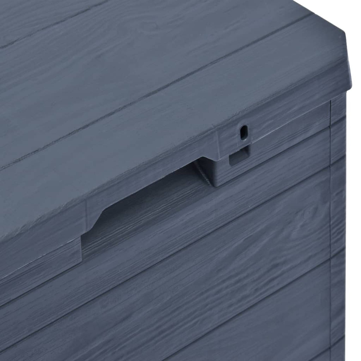 Tuinkist – Opbergbox – Tuinbox – Opbergkist – Afsluitbare Opbergbox – 90 Liter Inhoud – Weerbestendig Met Houtlook