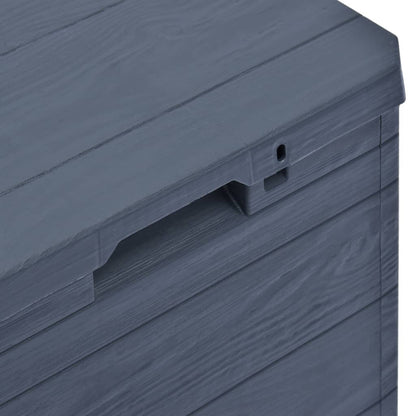 Tuinkist – Opbergbox – Tuinbox – Opbergkist – Afsluitbare Opbergbox – 90 Liter Inhoud – Weerbestendig Met Houtlook