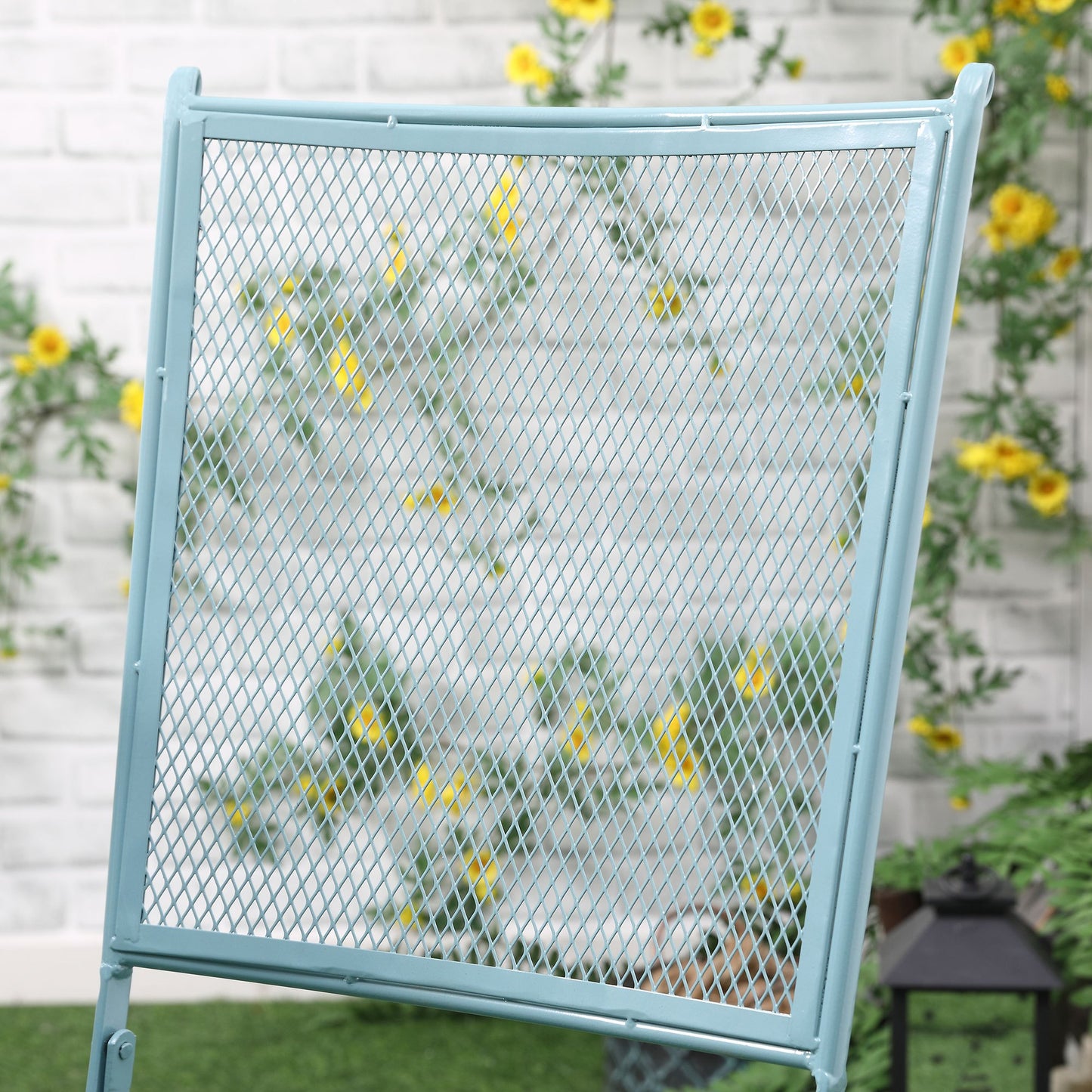Bistroset – Tuinset – Balkonset – Tuintafel – Bistrotafel – Inklapbaar – Lichtgewicht Metalen Frame – Compact Voor Balkon