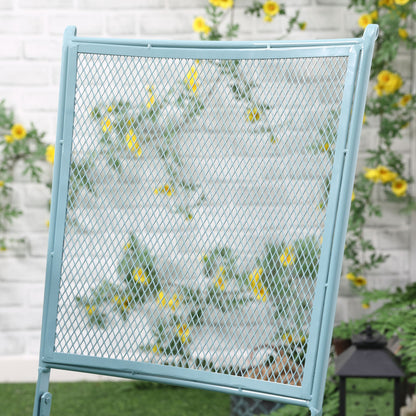 Bistroset – Tuinset – Balkonset – Tuintafel – Bistrotafel – Inklapbaar – Lichtgewicht Metalen Frame – Compact Voor Balkon