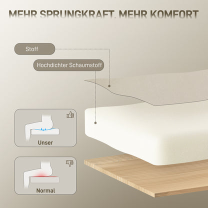 Bureaustoel – Kantoorstoel – Gamestoel – Draaistoel – Werkstoel – Velvet-Look Stof – Metaal Onderstel – Crèmekleur Met Gouden Accenten