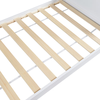Huisbed - Kinderbed - Kinderbedje - Bedframe - Houten Bed - Kinderkamer – 120x200 cm – Duurzaam Vurenhout – Laag Ontwerp