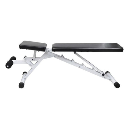 Trainingsbank – Fitnessbank – Krachtbank – Workoutbank – Verstelbare Rugleuning – Stalen Frame