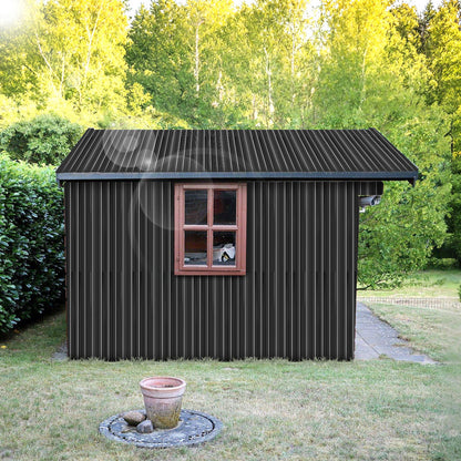 Dakpanelen – Dakplaten – Dakbedekking – Dakplaat – Golfplaat – Gegalvaniseerd Staal – 129x46 cm – 0,25 mm Dikte – Groen – Set van 36 stuks – Weerbestendig & Lichtgewicht